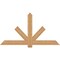 Ekena Millwork Kennewick Timber Gable Bracket, Western Red Cedar, 72"W x 39"H x 1 1/2"D x 5 1/2"F, 13/12 Pitch GBW072X39X0206KEN00SWR - alternate 1